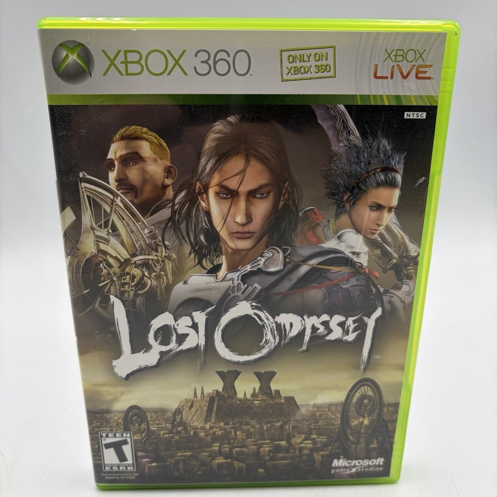 LOST ODYSSEY 1,3,4 Microsoft Xbox 360 CIB  w Manual Missing Disk 2